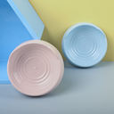 Cat face Plastic wide Pet bowl