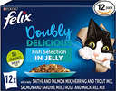Felix Doubly Delicious Fish Selection wet food (12 * 100g)