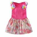 Flower Sleeve Dress Pink (Large)