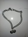 Cat and Dog Bell Chain Necklace (Silver)