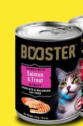 Booster Cat Can Food (Salmon and Trout Flavour)