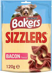 Purina Bakers Dog Treat Bacon Sizzlers 90g (Small)