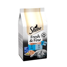 Sheba Fresh and Fine in Gravy (6 x 50g) (Tuna and Cod)