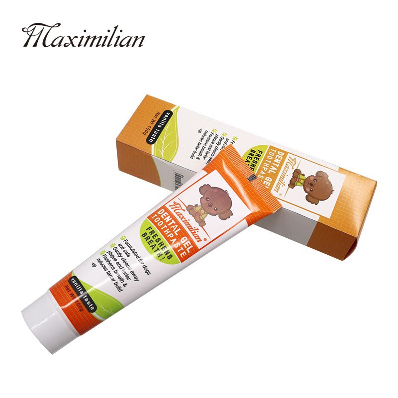 Maximillian Pet Dental Gel Toothpaste  (Vanilla Flavour)