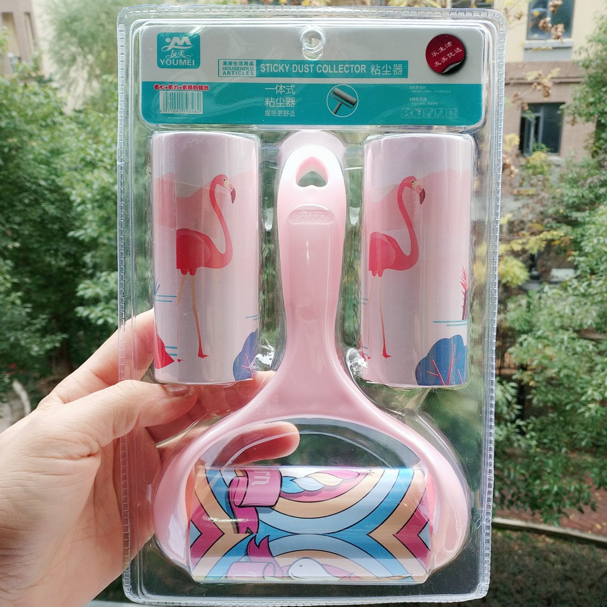 Youmei Lint Roller Set Sticky Dust Collector