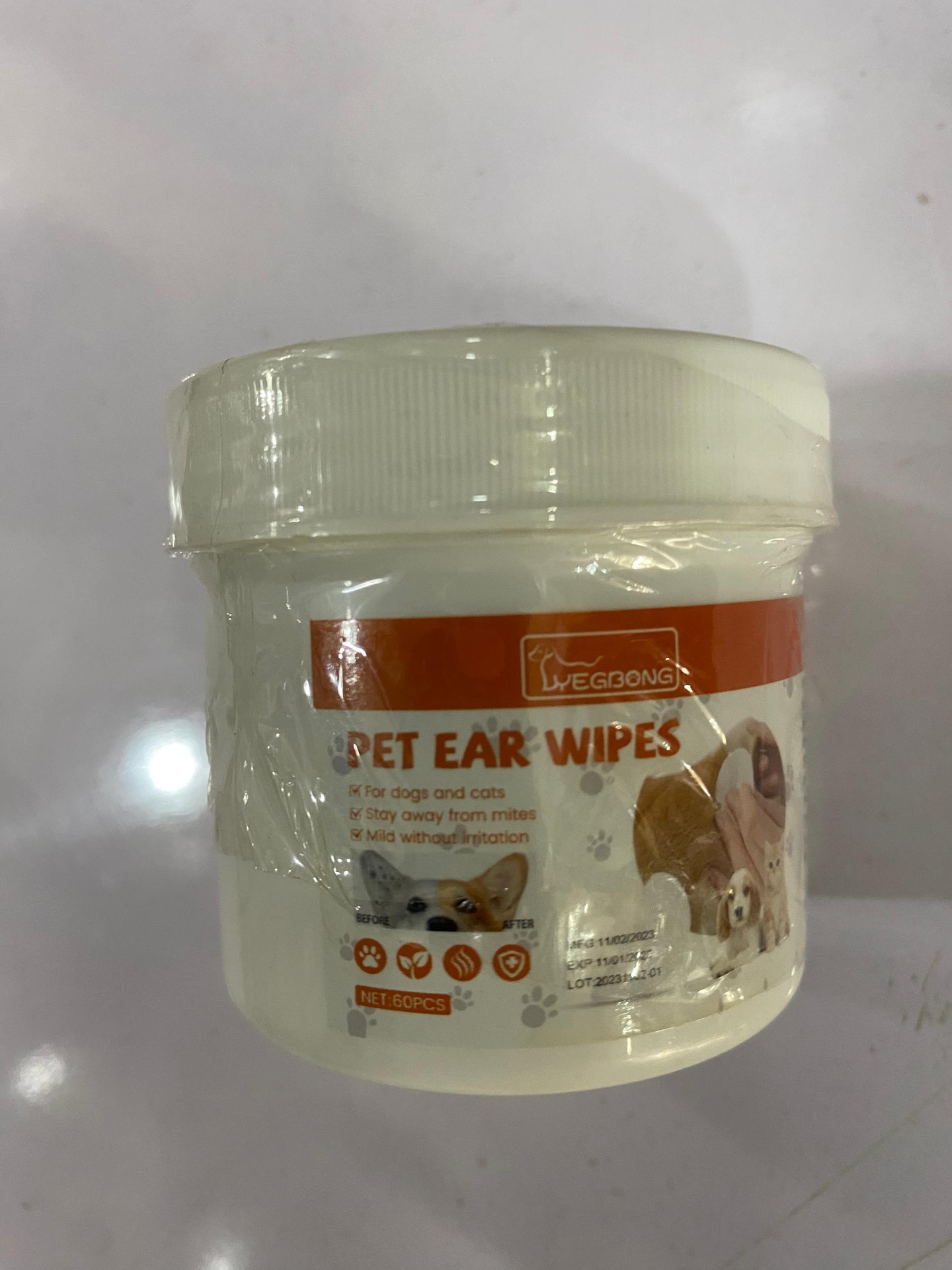Yegbong Pet Ear Wipes