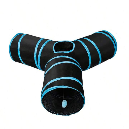 Cat Tunnel Black and Blue (Y shape)