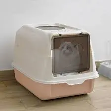 New Hooded Cat Litter Box With Drawer