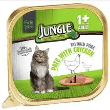 Jungle +1 Pate Adult Chicken (100g x 32pcs)