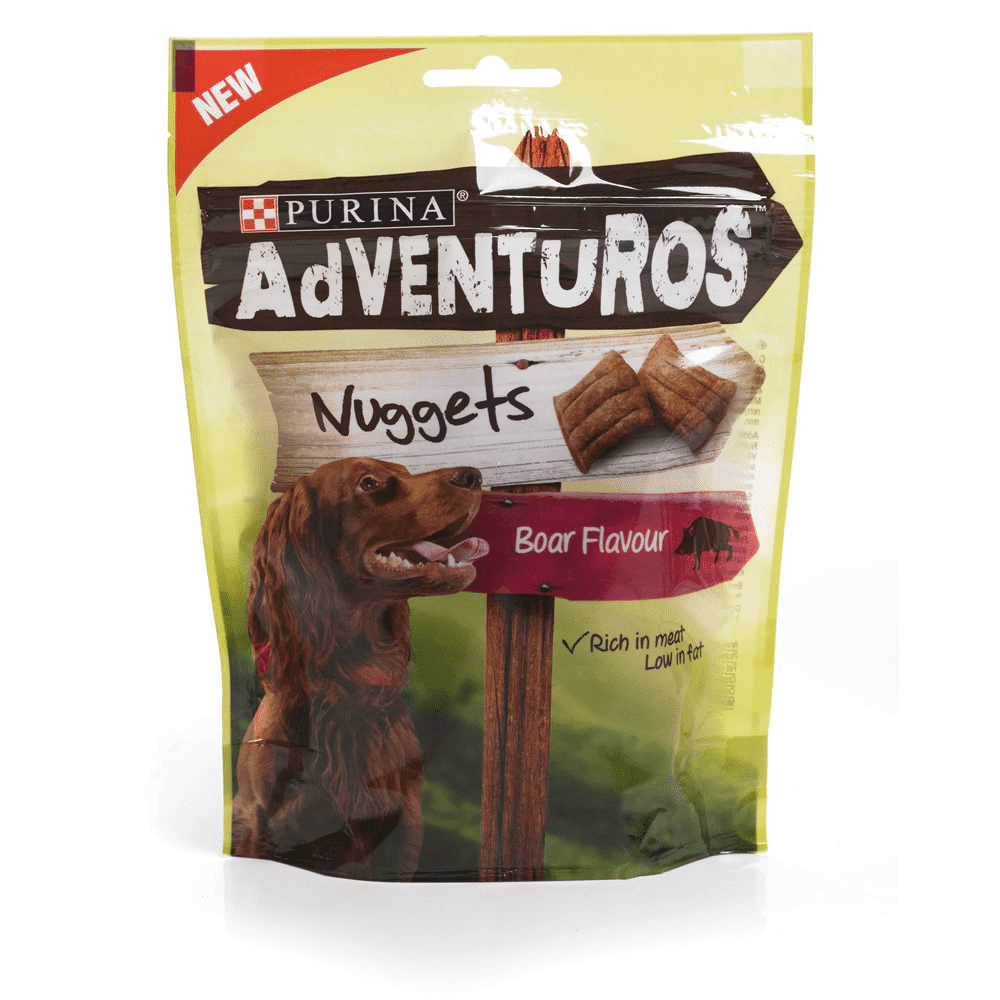 Purina Adventuros Dog Nuggets Treats Boar Flavour 