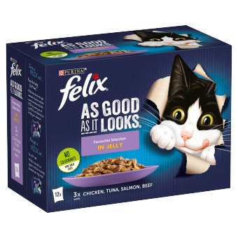 Felix As Good as it Looks Favourites Selection in Jelly (12x100g) 