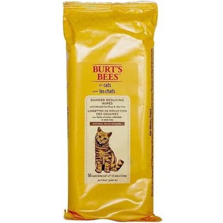 Burt’s Bees Dander Reducing Wipes For Cats 