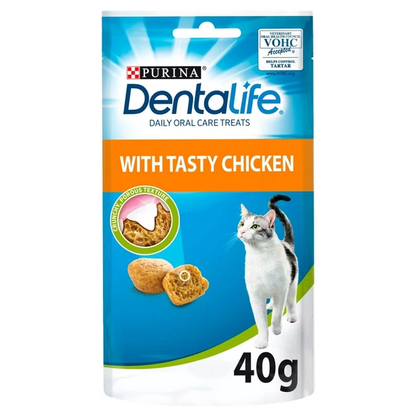 Purina Dentalife Daily Oral Care For Cats (With Chicken) 40g 